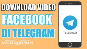 cara download video facebook di telegram